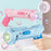 6308 Portable Bubble Machine with 8 Hole Bubble Maker for Kids Automatic Bubble Maker Outdoor Toy with Sound/Light Effect - Pink - 2