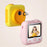 Kid's Camera 20 Million Pixels 1080P Children Video Camera Educational Toy Supporting 32GB Memory Card - Yellow - 3