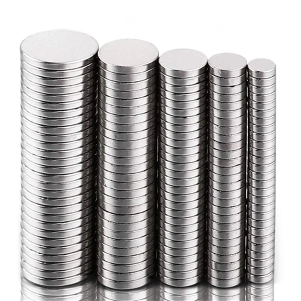 150Pcs / Set Round Design Super Strong Magnetic NdFeB Magnet (6mmx2mm, 8mmx2mm, 10mmx2mm, 12mmx2mm, 15mmx2mm) - 2