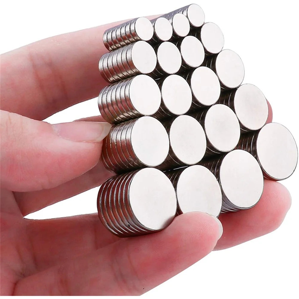150Pcs / Set Round Design Super Strong Magnetic NdFeB Magnet (6mmx2mm, 8mmx2mm, 10mmx2mm, 12mmx2mm, 15mmx2mm) - 3
