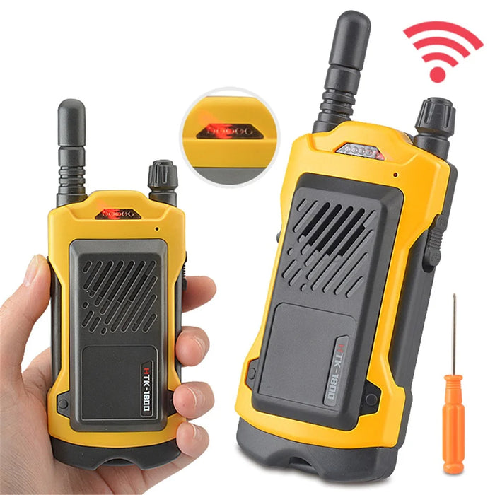 2Pcs / Set Handheld Walkie-Talkie Outdoor Indoor Mini Wireless Radio Intercom Toy for Kids - 2
