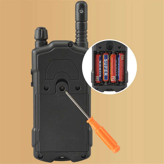 2Pcs / Set Handheld Walkie-Talkie Outdoor Indoor Mini Wireless Radio Intercom Toy for Kids - 4