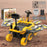HXC0101 DIY Solar Powered Mars Rover Student Assembly STEM Kit Electric Explore Vehicle Model Science Experiment Educational Toy - Blue - 2