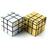 Irregular 3x3x3 Brushed Mirror Magic Cube Puzzle 57mm - Silver Color - 3