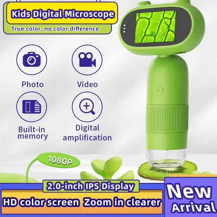 CM4 2.0 Inch IPS Display Children Digital Microscope Kids Educational Gift - 2