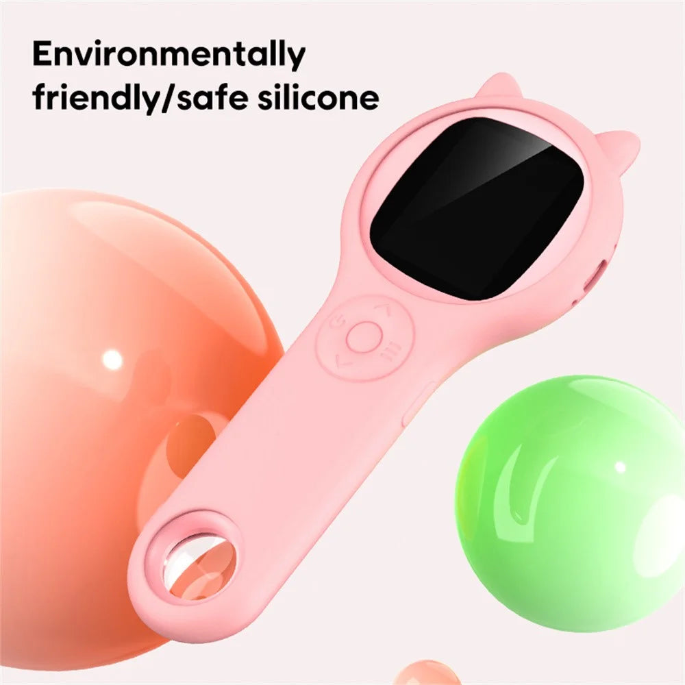 355 Digital Microscope 2 inch IPS HD Screen 500x Magnification Scientific Educational Toy - Pink - 7