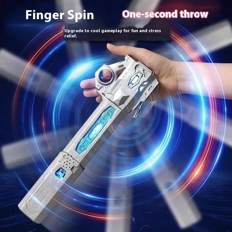 YLQ 2-in-1 Extendable Lightsaber For Kids 7-14 Years Light Up Toy With Sound Effects Star Wars Theme - Titanium Silver - 3
