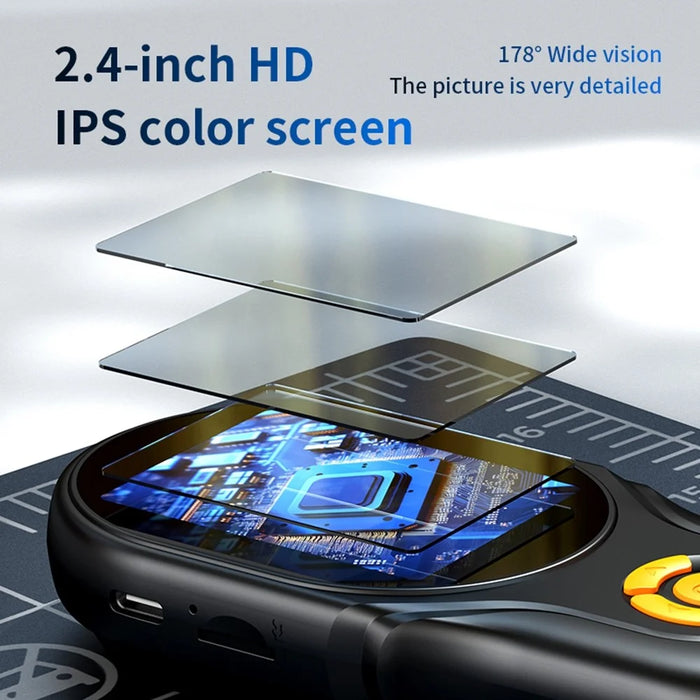 A11 2.4 inch IPS Display Handheld Digital Microscope 2MP Dual Camera Auto Focus Switch 500X Magnification Built-in Games - 4