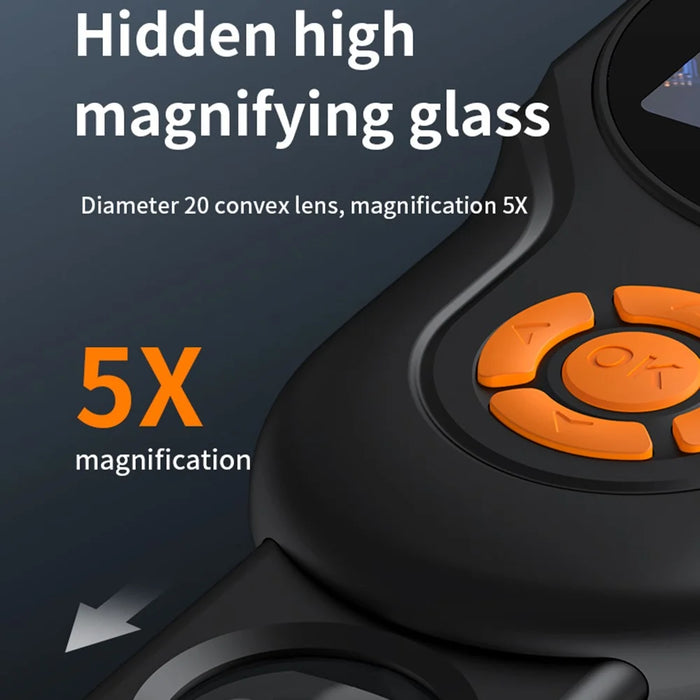 A11 2.4 inch IPS Display Handheld Digital Microscope 2MP Dual Camera Auto Focus Switch 500X Magnification Built-in Games - 7