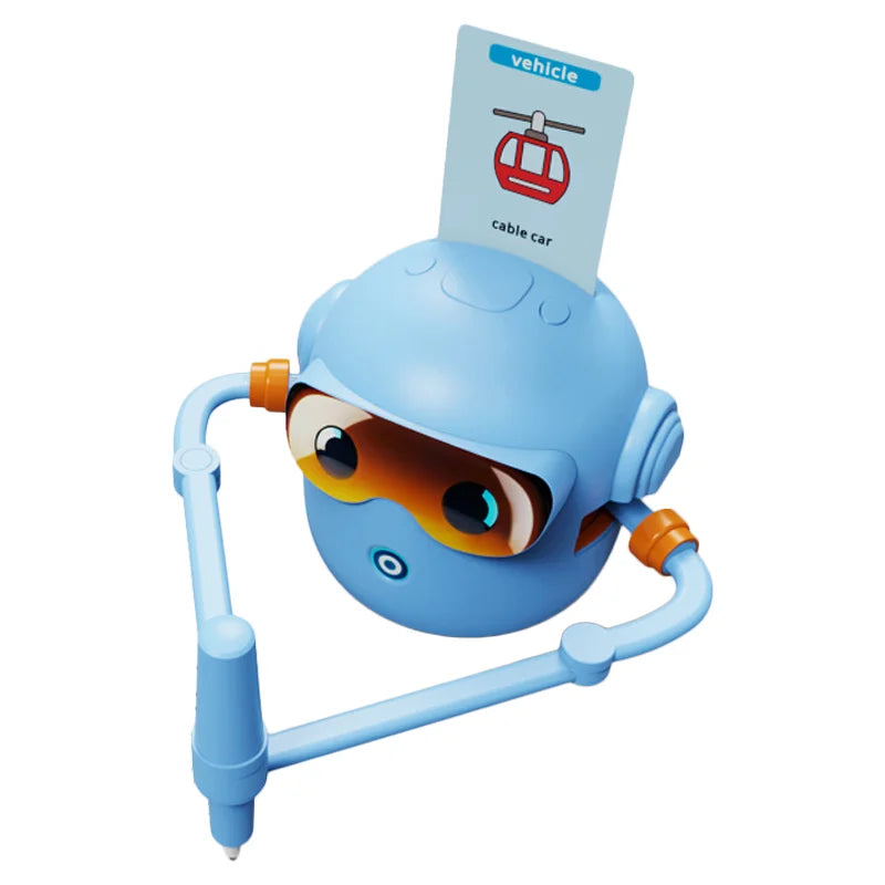 Smart Drawing Robot for Kids 3-8 Years Old Educational Painting Machine with 100 Drawing Cards - Sky Blue - 1