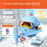 Smart Drawing Robot for Kids 3-8 Years Old Educational Painting Machine with 100 Drawing Cards - Sky Blue - 4