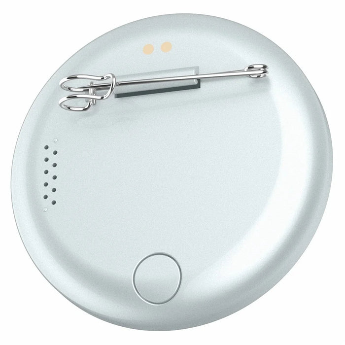Bluetooth-Compatible Electronic Badge Dynamic Anime Pins with Touchscreen for Cosplay / Convention / Fandom - White - 2