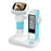 CM5 2 inch Screen Electronic Microscope 1000X HD Digital Microscope Height Adjustable with Alarm Clock and Photo Function - Sky Blue - 1