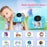 3.5 inch Cartoon Kids Digital Camera HD Screen Video Recorder Instant Print Camera Gift - Light Blue - 3