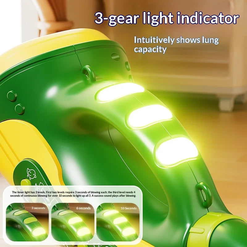 Animal Sounds Portable Kids Musical Blow Horn Sound Amplifier for Lung Capacity Birthday Gift - Orange - 6