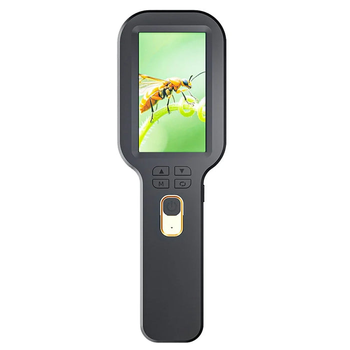 V8 500X Handheld Digital Magnifier 3 inch IPS HD Electronic Screen Magnifying Glass Support 4TB Memory Expansion for Appraisal Observation - Black - 1