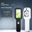 V8 500X Handheld Digital Magnifier 3 inch IPS HD Electronic Screen Magnifying Glass Support 4TB Memory Expansion for Appraisal Observation - Black - 2