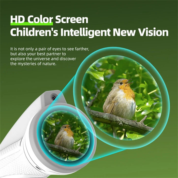 F3 HD Color Screen Handheld Microscope Electronic Digital Telescope Kids Gift with Dual Cameras and Photo  /  Video Recording - Camouflage - 3