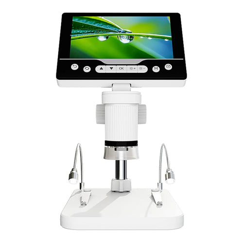 V17 5 Inch Screen 1000X Digital Microscope Handheld Integrated Magnifier for Repair / Inspection - White - 1