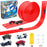 DIY Assembly Track Toy with Suction Cup Gravity Inertia Sliding Race Car Set for Kids Gift - Red/5M - 1
