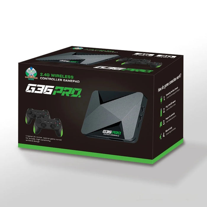 G36 Pro Dual System TV Game Console HD Retro Arcade Gamepad for 2 Players, with 64GB Memory Card - US Plug - 7