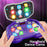 Interactive Music Game Console for Kids Gift 4 Game Modes Handheld Dance Machine with LED Light (without Battery) - Purple - 4