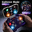Interactive Music Game Console for Kids Gift 4 Game Modes Handheld Dance Machine with LED Light (without Battery) - Purple - 6