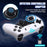 GD10 PRO X2 PLUS Retro Game Console 30000+ Games 4K HD Handheld Gaming System with Dual Controller, with 64GB TF Card - White - 4