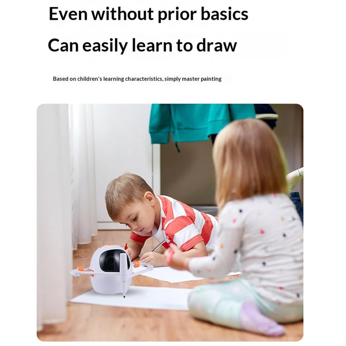 K11 Drawing Robot for Children 4-6 Years Smart Art Instructor Interactive Educational Toy - White - 3