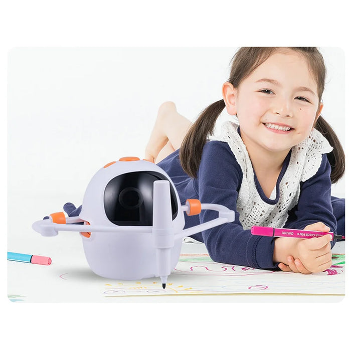 K11 Drawing Robot for Children 4-6 Years Smart Art Instructor Interactive Educational Toy - White - 6