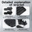 G5 1000X Magnification Zoom 5.5 Inch Digital Microscope 1080P 10 Megapixels HD Microscope - 5
