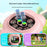A10 500X Magnification Handheld Camera Microscope with LED Light for Outdoor Science Exploration Kids Educational Toy (without TF Card) - Pink - 3