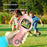 A10 500X Magnification Handheld Camera Microscope with LED Light for Outdoor Science Exploration Kids Educational Toy (without TF Card) - Pink - 4