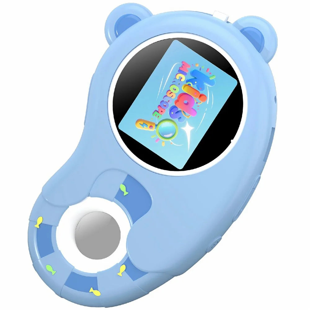 HM020H Kids Digital Microscope 2.0 Inch Screen 6 LED Lights Handheld Magnifier Educational Toy for STEM Learning - 1