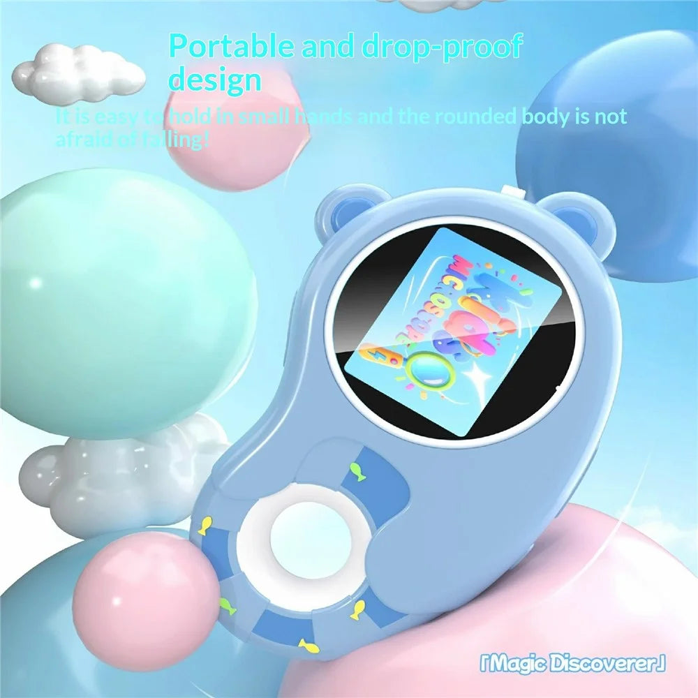 HM020H Kids Digital Microscope 2.0 Inch Screen 6 LED Lights Handheld Magnifier Educational Toy for STEM Learning - 3