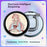 N88 Electronic Badge 1.85 inch Touchscreen Display Bluetooth-compatible Magnetic Anime Badge - Silver - 2