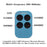 280-868MHz 4 Frequency Universal Garage Door Opener Remote Control Duplicator Compatible with CAME/Liftmaster/Hormann - Blue - 4