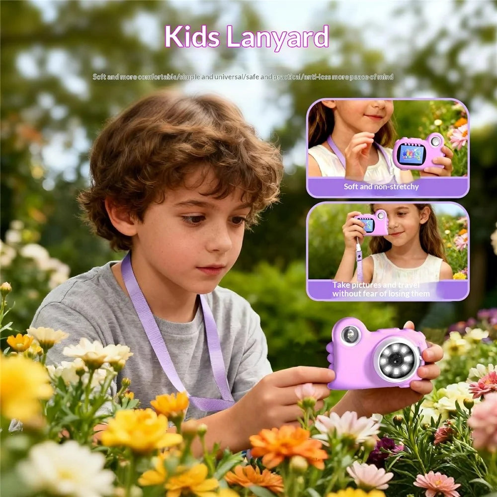 HM020i Kids Digital Microscope No Memory Card Handheld 2.0 Inch Screen Science Experiment Educational Toy Magnifying Glass - Purple - 6