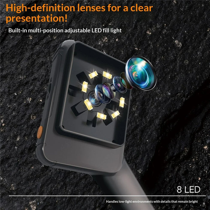 HM028B 2.8in Digital Microscope 8 LED Adjustable Camera Video Handheld Magnifier for Kids Electronic Repair - 4