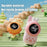 M1 2Pcs / Set Kids Walkie Talkies Cartoon Animal Design Cute Radio Toy with Lanyard Flashlight for Outdoor - Pink+Pink - 3