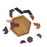 Wooden Tangram Jigsaw Puzzle Set Geometric Shape Children Educational Toys - 5