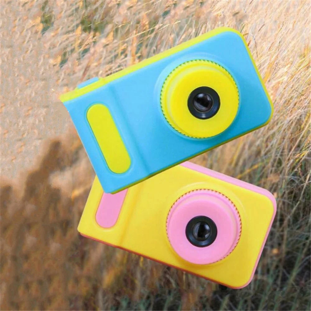 Mini 1080P Portable 2 Inch IPS Screen Digital Video Kids Camera - Pink - 5
