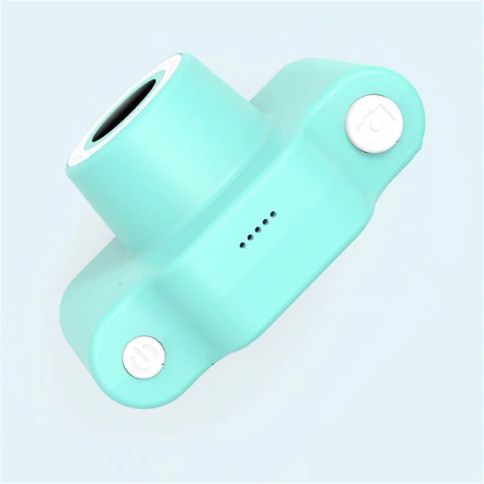 2.0 Inch Cartoon Children's Digital Camera Front Rear Dual Camera Rechargeable Camcorder 2400W Pixels Kid Toy - Blue - 4