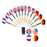 12Pcs 18g Professional Brass Barrel Darts with National Flag Flights for Dartboard Games - 1