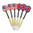 12Pcs 18g Professional Brass Barrel Darts with National Flag Flights for Dartboard Games - 2