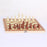Folding Wooden International Chess Set Chessmen Collection Portable Board Game, 29*15*3cm - 1