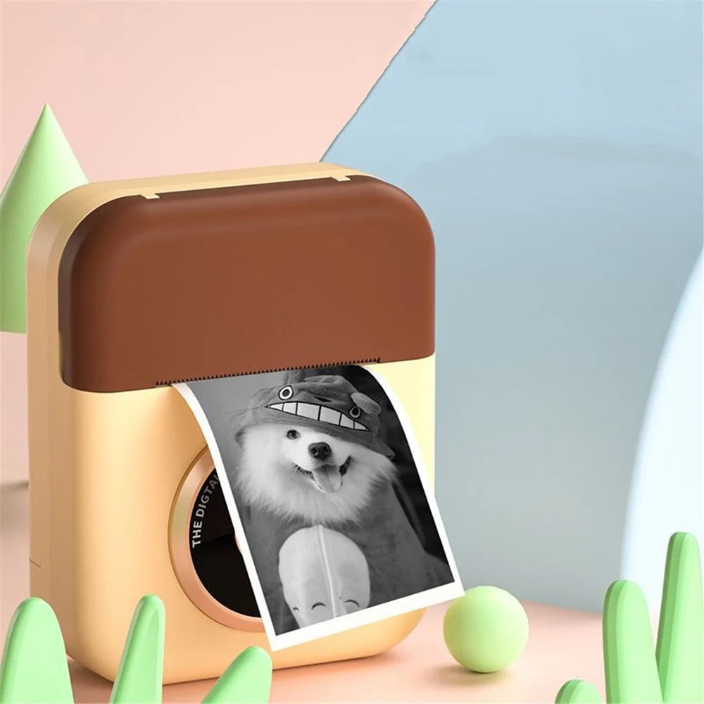 2.4 inch Screen HD Kids Instant Camera 12MP Dual Lens Thermal Printing Camera Toy with Print Paper - 3