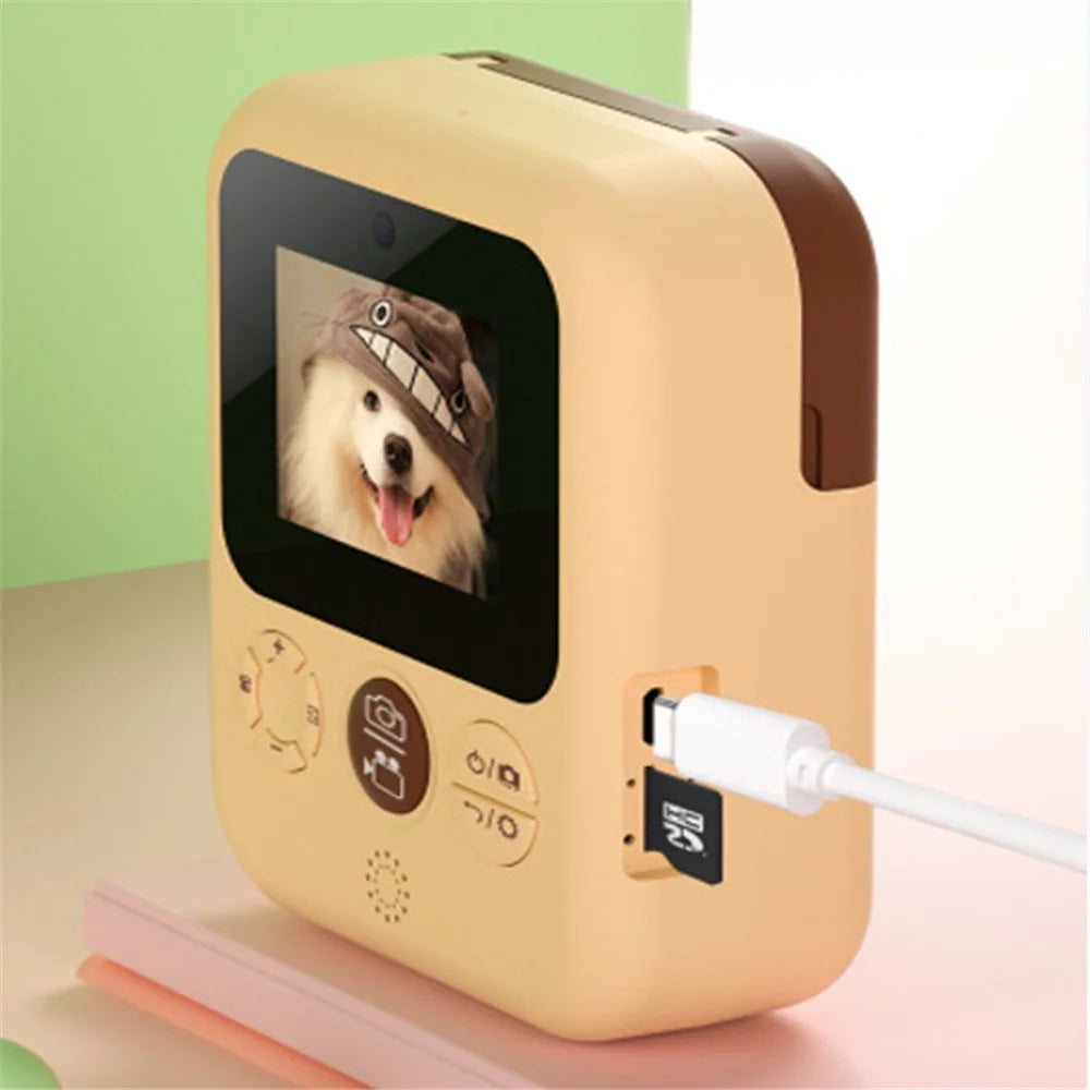 2.4 inch Screen HD Kids Instant Camera 12MP Dual Lens Thermal Printing Camera Toy with Print Paper - 5