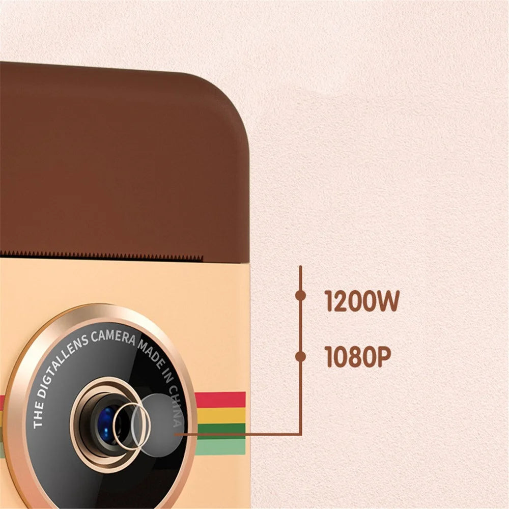 2.4 inch Screen HD Kids Instant Camera 12MP Dual Lens Thermal Printing Camera Toy with Print Paper - 6