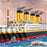 Titanic Building Block Kit Titanic Ship Model DIY Micro Mini Blocks for Kids Educational Toy - 2